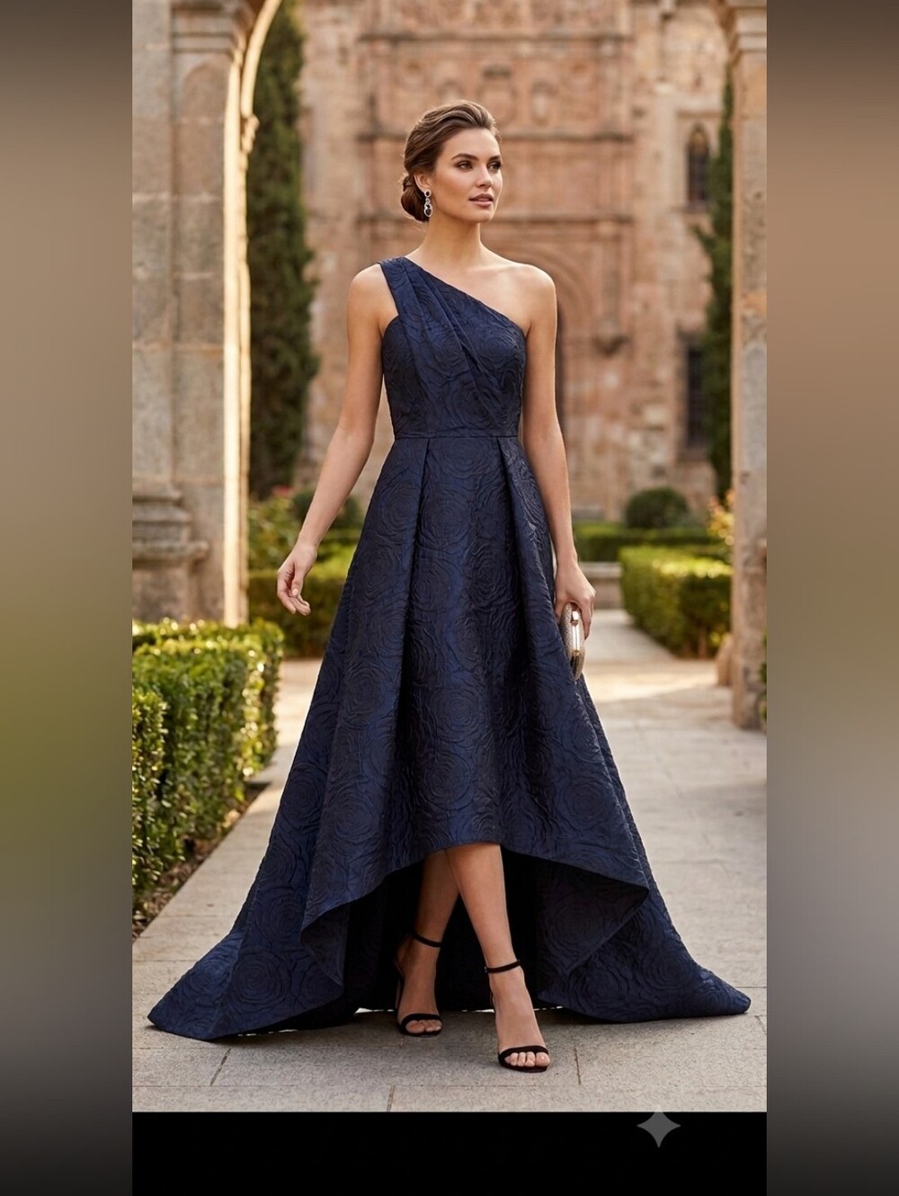 Pamella Roland    Floral Jacquard‎